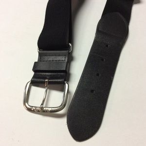 AllStar Youth Black Unisex Baseball Softball Belt